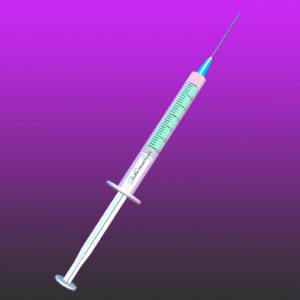 Picture of a syringe